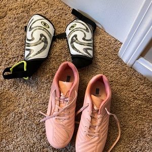 Cleats and shinguards